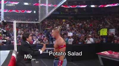 Potato salad leaves no choice