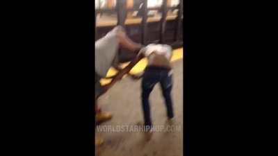 Man fights transgender woman for flirting with him on a NYC subway platform