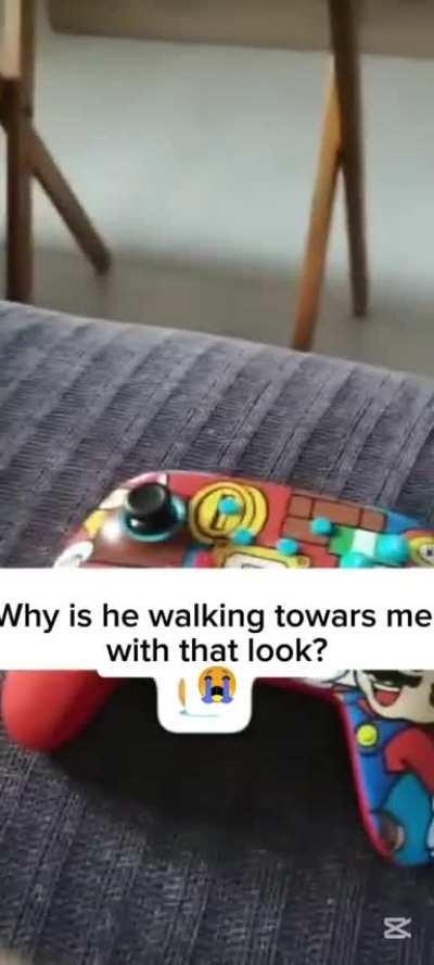 Sometimes the joycon drift scares me :<