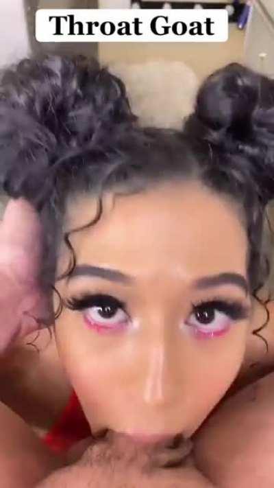 Can I test my blowjob skills on your cock instead?