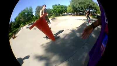 This is what cones are used for, right?