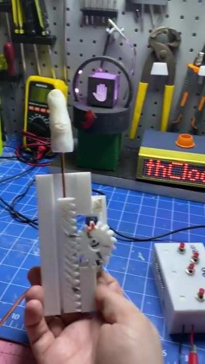 I made this to push a button but it looks a bit suss