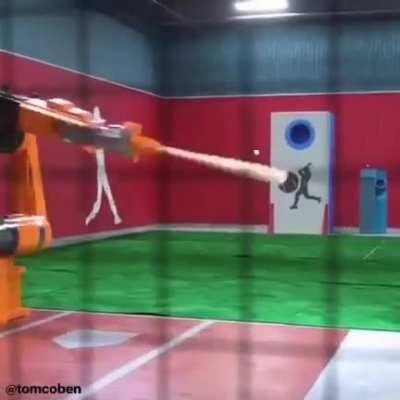 Baseball Door Guard: Wanna play with me?