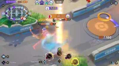 Mr Mime in a long jump competition