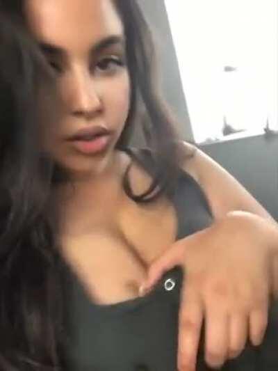 Don't mind me, just dropping my huge milk jugs for ya