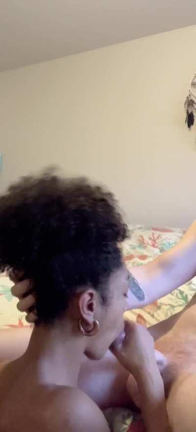 He likes it sloppy 😏