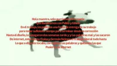 ¿Ustedes entregan sus tareas y trabajos?