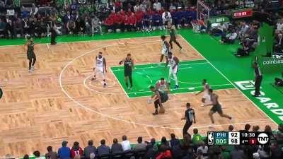 [Highlight] Malcolm Brogdon and Grant Williams up to no good as Williams comes up with the triple