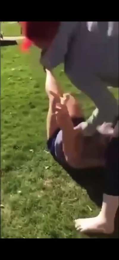 Skinny woman beats the shit out of fat woman