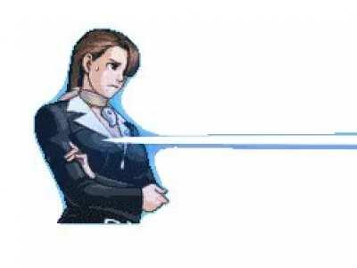 Why does Edgeworth have a physics gun?