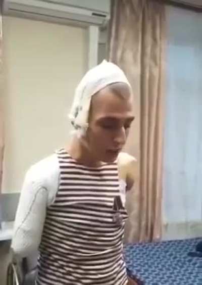 Wanted to become a hero by invading a peaceful country but instead left with no hands drinking vodka for piece of steel that worth nothing