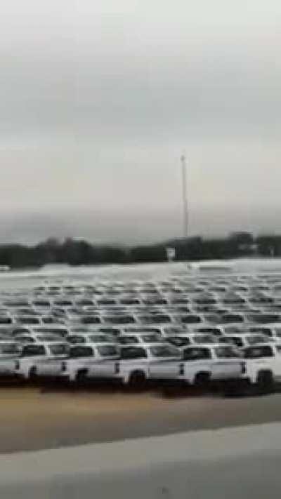 Megaflotilla para la guardia nacional... video sacado de twitter.