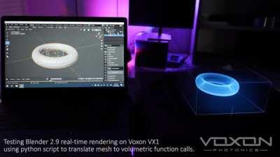 Displaying 3D models in real-time