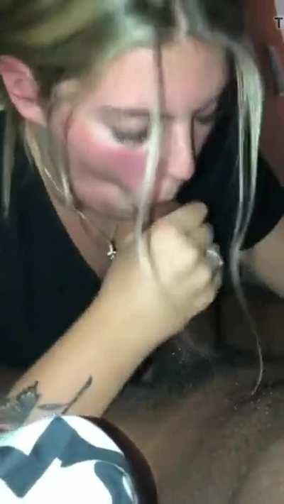 Blonde Blowjob Interracial Porn GIF by theunkno1