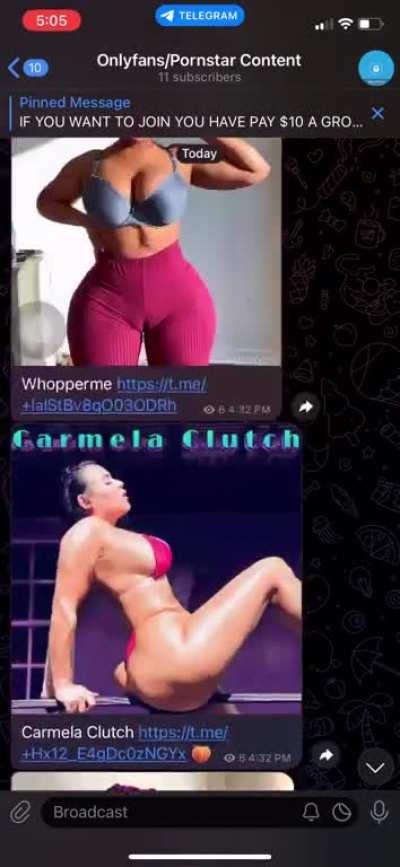 Group chat link in comments or hmu for it