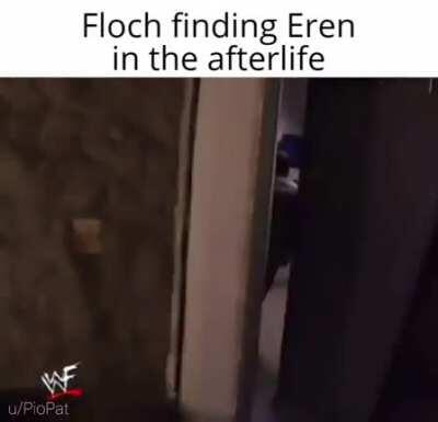 Eren had to escape afterlife by becoming bird, he couldn't take all the beating from king Floch