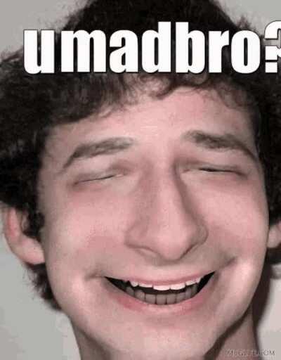 Cumoshida when confronted by ryuji