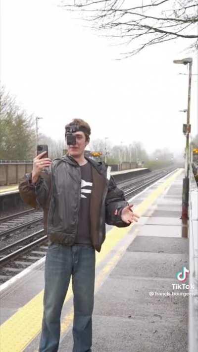 A man who Loves Trains