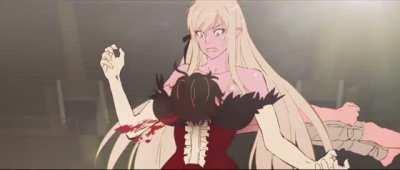 [Kizumonogatari III] Dive headfirst into big tits