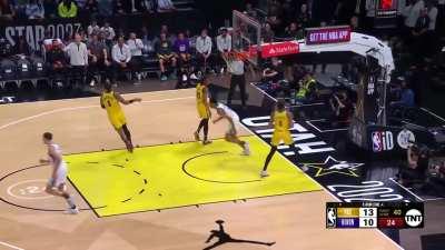 [Highlight] Trey Murphy III gives a slam dunk contest preview at the Rising Stars Game