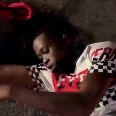 She slept him with a slap