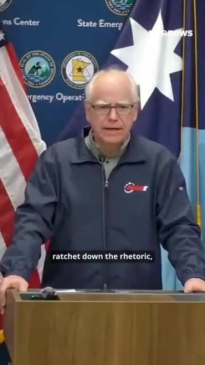 Tim Walz: “When things looked really bleak, it was Minnesota’s 1st that held that line for the nation on that July 3rd, 1863.”
