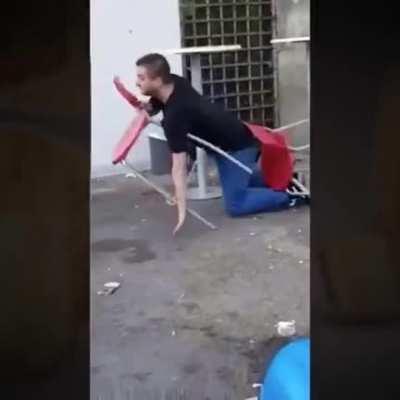 WCGW Falling asleep in a chair