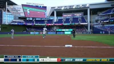 [Highlight] [Highlight] Jorge Soler's solo home run makes it 1-0 Marlins.