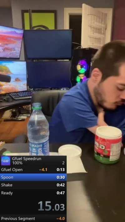 Gfuel Speedrun - 100% WR [00:43:07] (Irl, Armless)