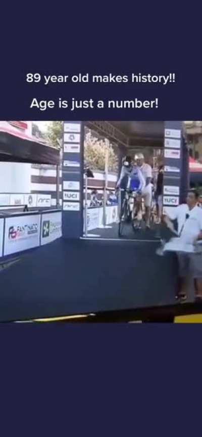 89 year old bicyclists