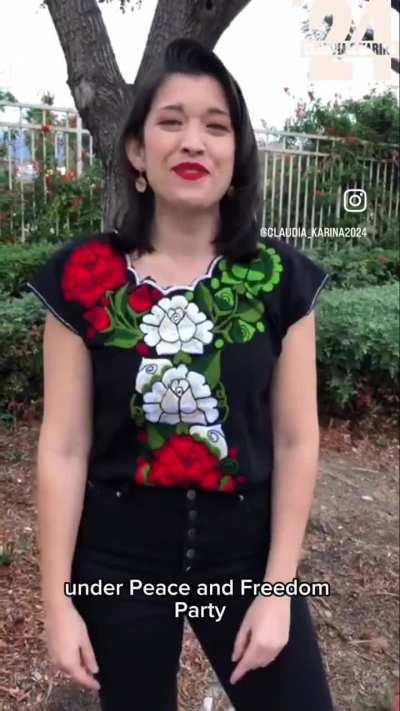 We are seeking the Peace & Freedom Party nomination to be on the ballot in November! Primary voting starts Feb 5 — register PFP to cast your vote! Join us in building the future we all deserve! #votesocialist2024