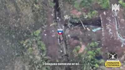 The occupiers are actively preparing a second line of defense in Donbas. They pulled up the engineering equipment, away from the front line they feel in imaginary safety. See you there f'ers.