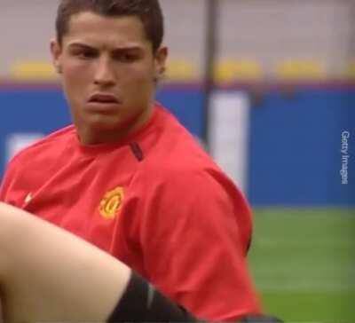 Cristiano Ronaldo dying inside.