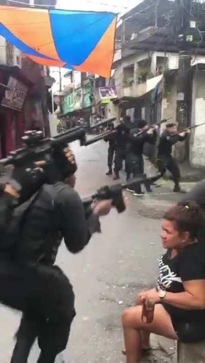 Drinking a beer, calmly, in Rio de Janeiro...