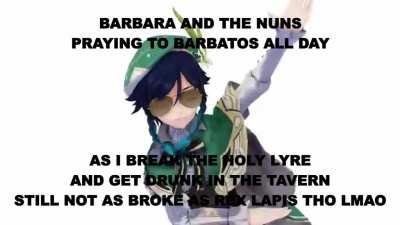 Venti throwing shade at (REDACTED)