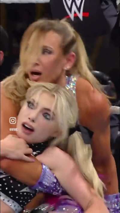 WWE Evolution 7/13/25- Another angle of Charlotte saving Alexa from Zaria’s spear!
