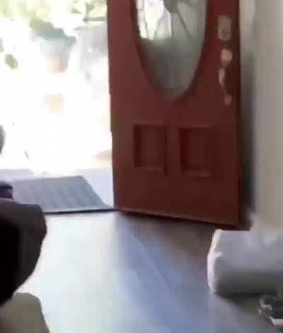 WCGW riding your scooter inside.