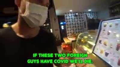 WCGW assuming a foreigner doesn't know the local language