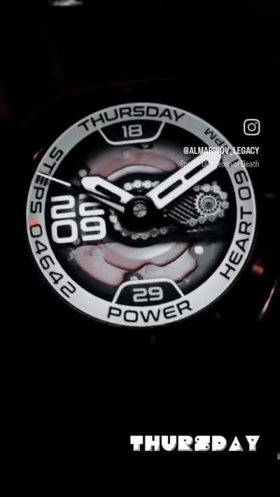 GEM Remastered watch face available on Facer