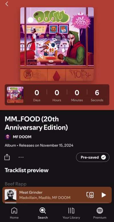 IT’S OUT!! MM..FOOD 20th ANNIVERSARY ON SPOTIFY!!
