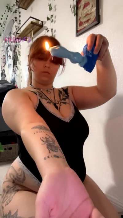 Graemen scented wax play candle from Nothosaur