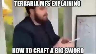 Terraria crafting