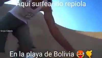 Nose porque dicen que Bolivia no tiene playas