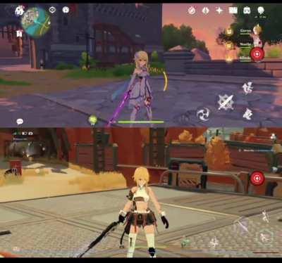 Seems like Lumine's old habit dies hard