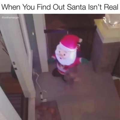 When you're on the naughty list.