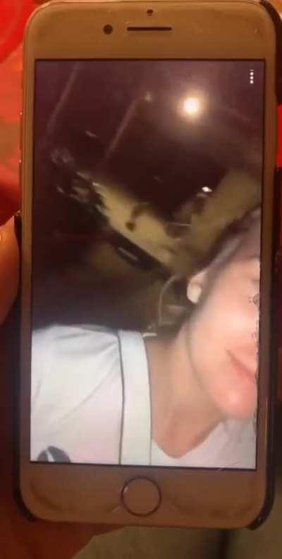 My friend filmed this video while working in Thailand with elephants. When she was back at home in Sweden, she watch the video and realized that she was not only accompanied by the streetdog that night.Any guesses of “what” it might be?