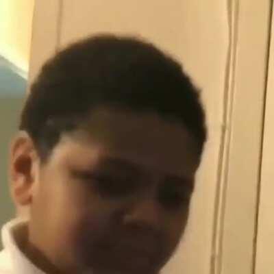 Lil nigga got caught😂