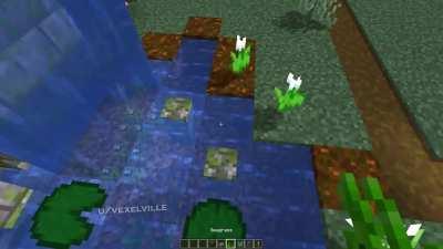 How to Build a Simple Waterfall Design in Minecraft