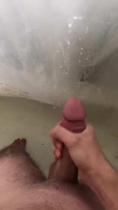 Cumming in the shower again