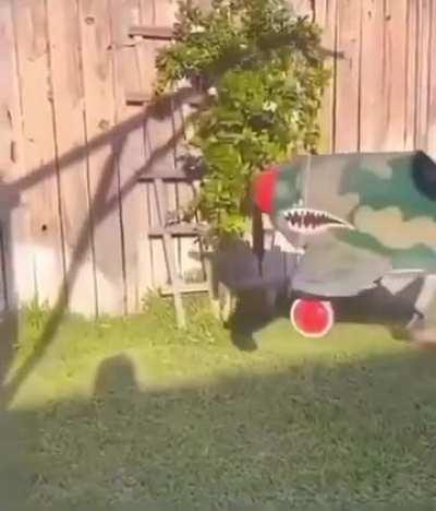 Aerial battle between aircrafts conducted at close range